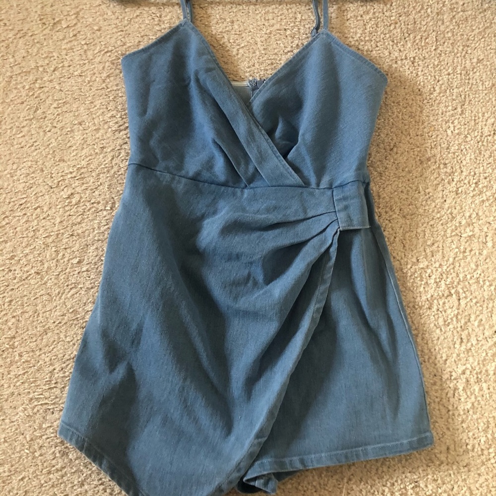 🌼Spring/Summer Denim Romper